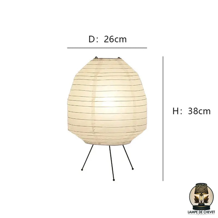 Etokuso - Japanese Handmade Paper Table Lamp