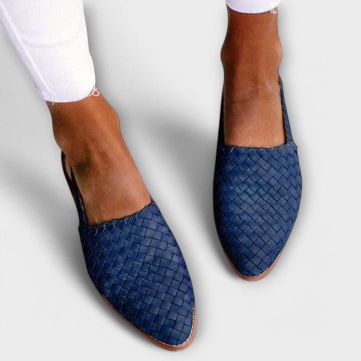 Bobbi | Woven Slingback Loafer