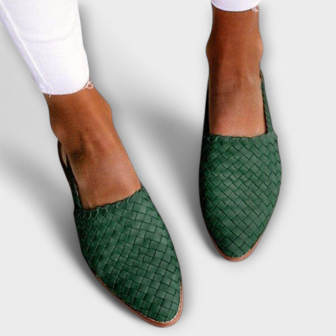 Bobbi | Woven Slingback Loafer