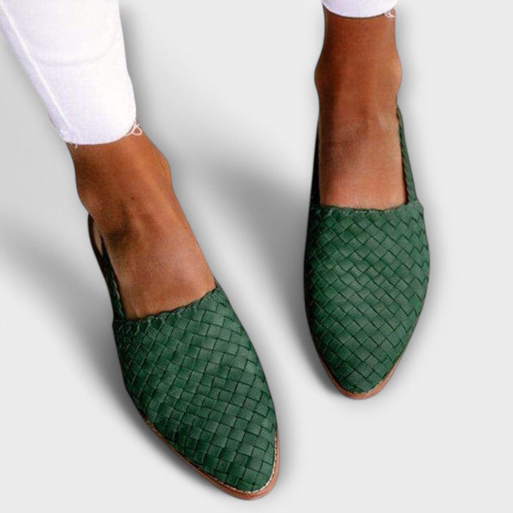 Bobbi | Woven Slingback Loafer