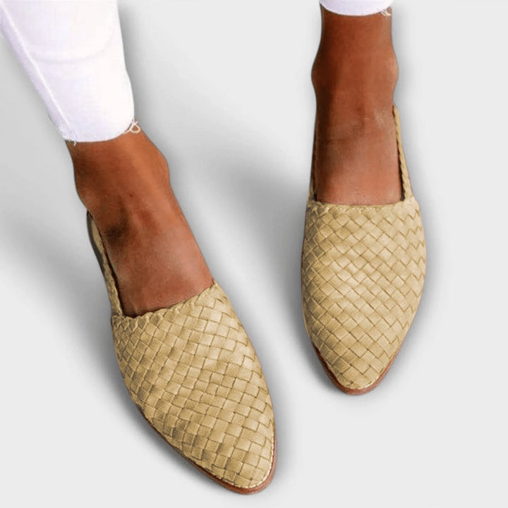 Bobbi | Woven Slingback Loafer