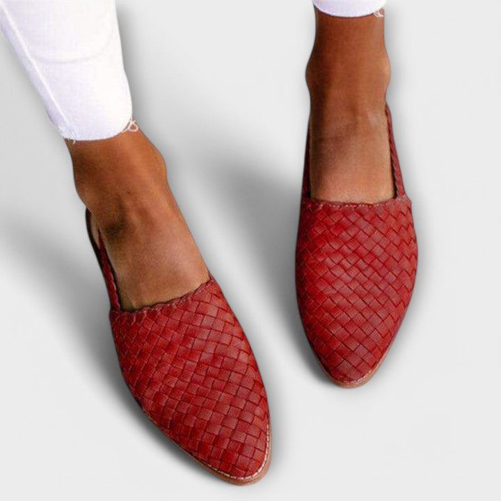 Bobbi | Woven Slingback Loafer