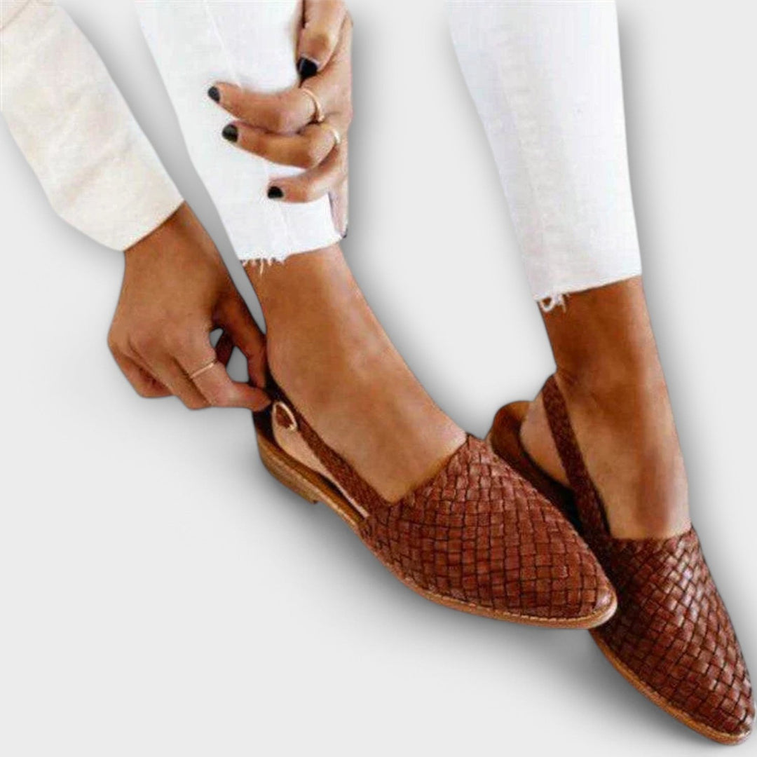 Bobbi | Woven Slingback Loafer