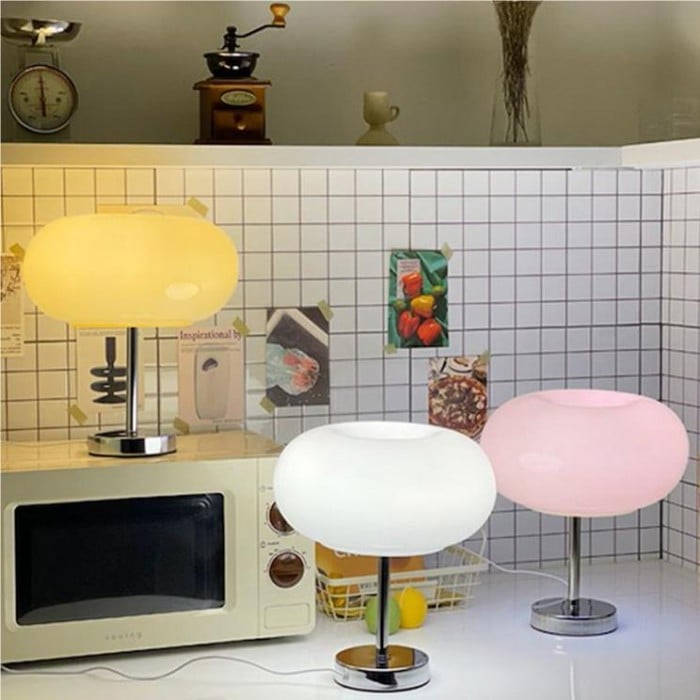 Modern Bauhaus Macaron Glass Table Lamp | Buy 1 Get 1 Free