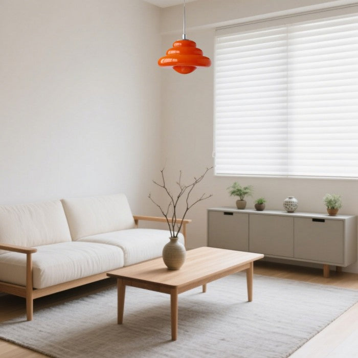Art Deco Glass Pendant Light Bauhaus Donut Colorful Design | Buy 1 Get 1 Free
