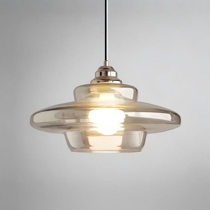 Art Deco Milk White Glass Pendant Light | Buy 1 Get 1 Free
