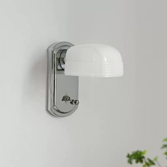 Bauhaus Creative Industrial White Glass Wall Lamp | Buy 1 Get 1 Free