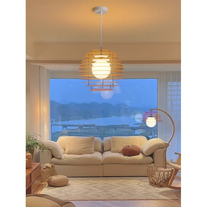 Bauhaus Memphis Acrylic Sunrise Pendant Lamp | Buy 1 Get 1 Free