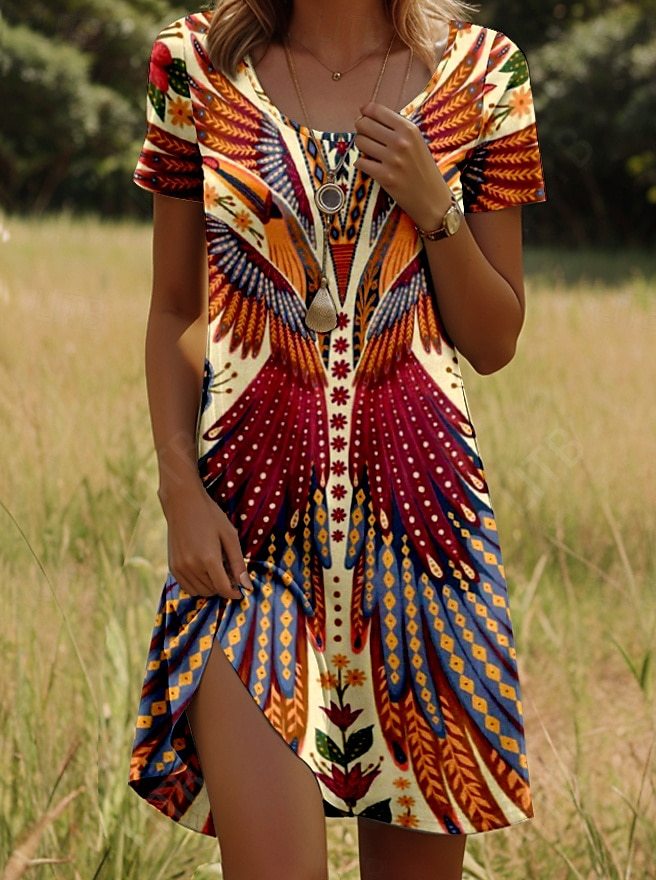 Millie | Trendy Ethnic Printed Summer Dress