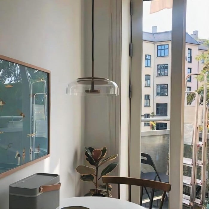 Brossi Blown Glass Round Pendant Lamp | Buy 1 Get 1 Free
