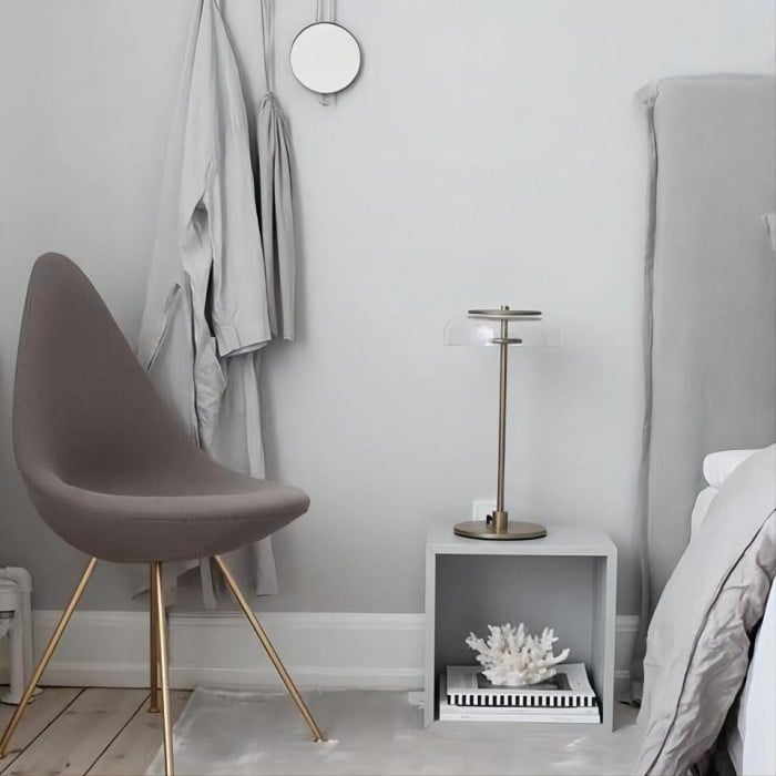 LED Blosshi Round Glass Table Lamp | Buy 1 Get 1 Free