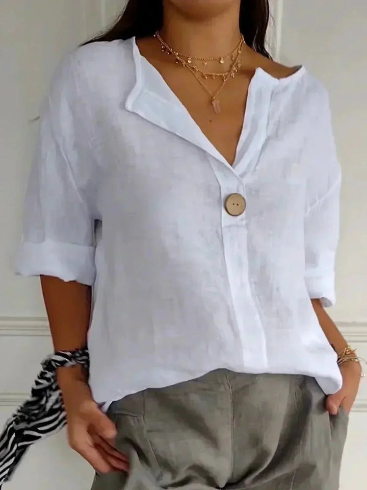Shauna | Relaxed V-Neck Top