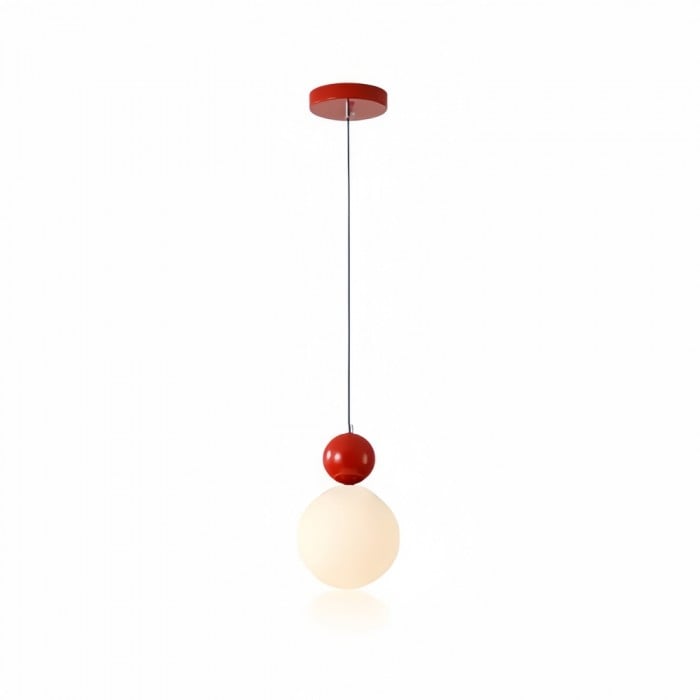 Colorful Glass Orb Pendant Light Scandinavian Globe Bar Lamp | Buy 1 Get 1 Free