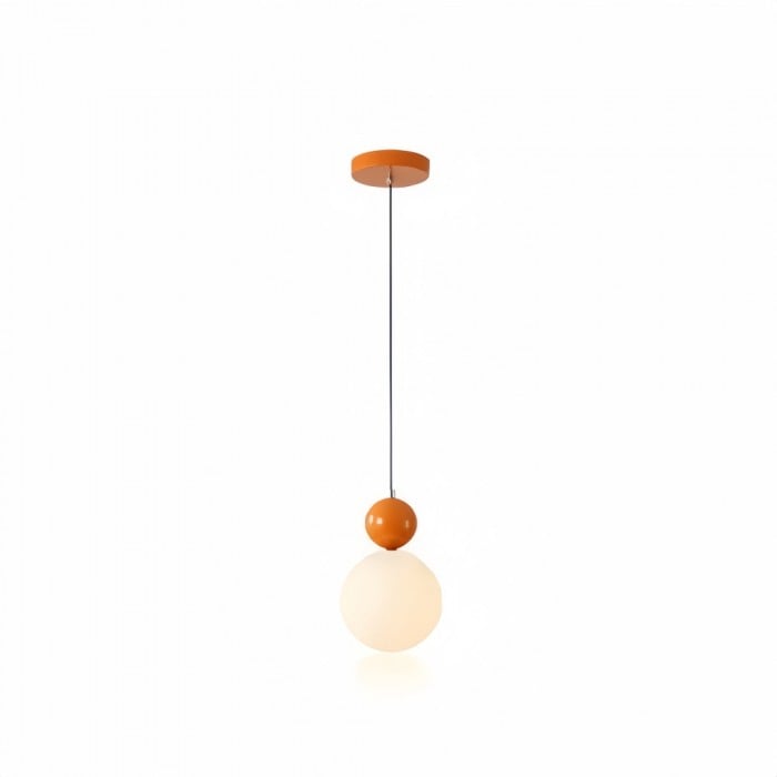 Colorful Glass Orb Pendant Light Scandinavian Globe Bar Lamp | Buy 1 Get 1 Free
