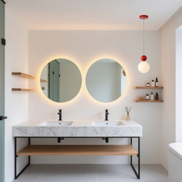 Colorful Glass Orb Pendant Light Scandinavian Globe Bar Lamp | Buy 1 Get 1 Free