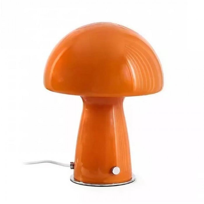 Danish Style Bauhaus Glass Mushroom Table Lamp | Buy 1 Get 1 Free