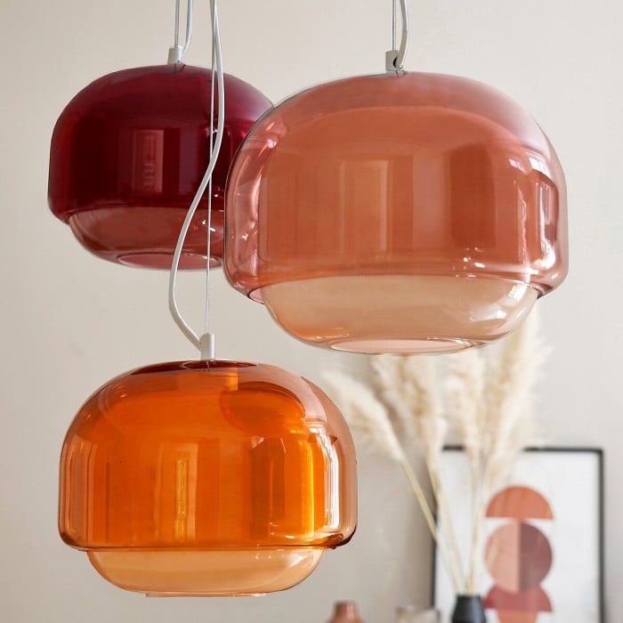 Klinko Double Sphere Colorful Glass Pendant Light | Buy 1 Get 1 Free