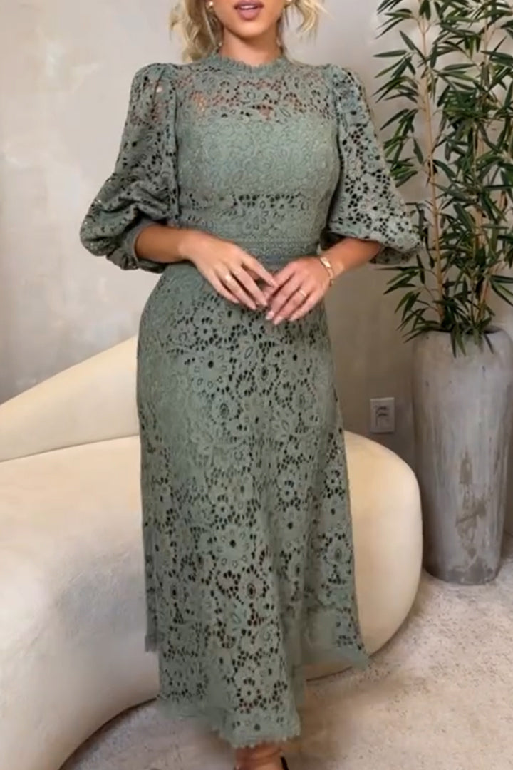 Layla | Lace Lantern Dress