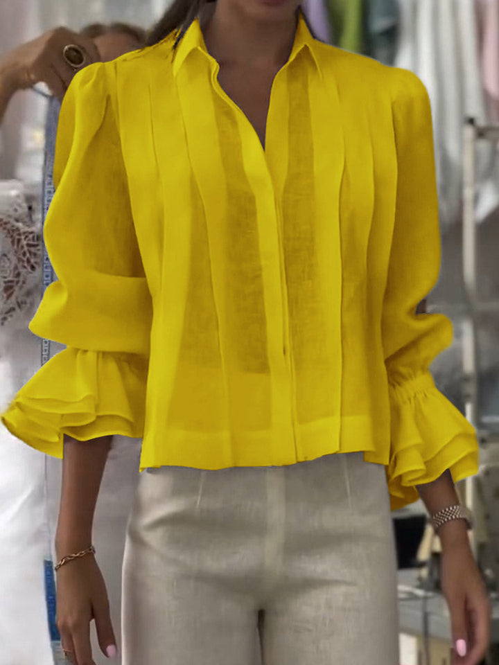 Vienne | Sophisticated Crop Blouse