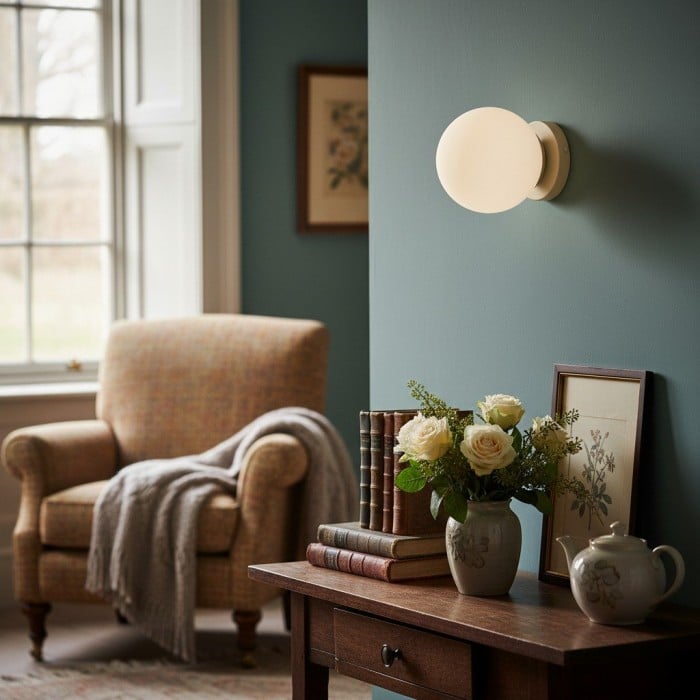 Glorica Multicolor Glass Globe Wall Sconce | Buy 1 Get 1 Free