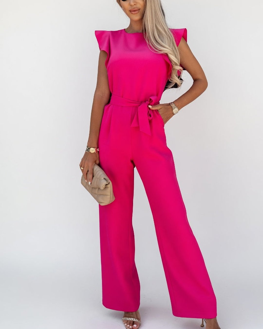 Veda | Jumpsuit with Adjustable Waist
