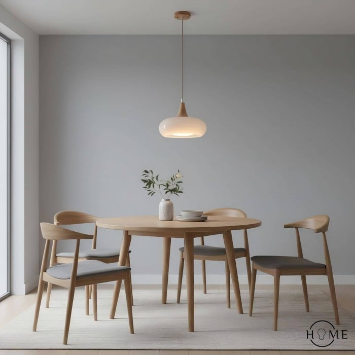 Bauhaus Design Orange Disk Pendant Lamp | Buy 1 Get 1 Free