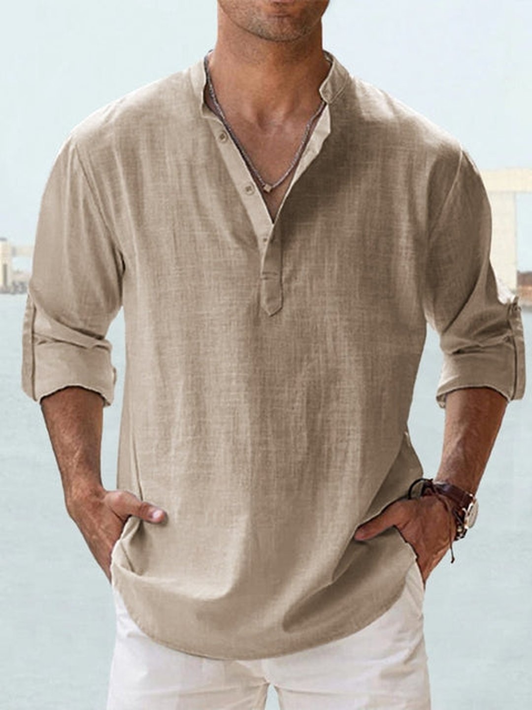 Philip | Breathable Linen Shirt