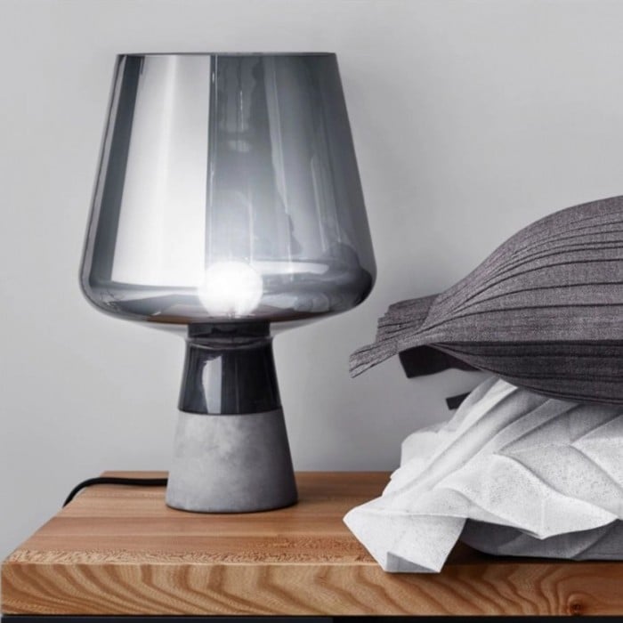 Industrial Reim Glass Table Lamp