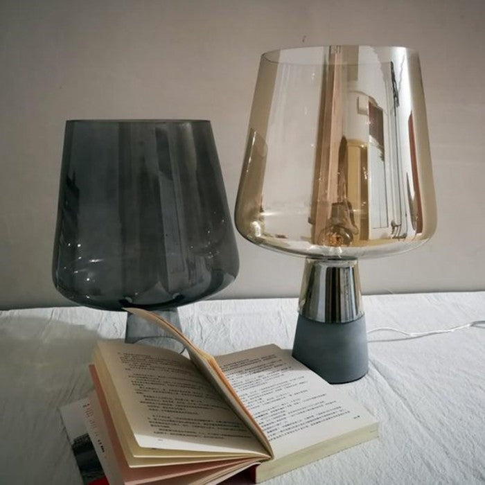 Industrial Reim Glass Table Lamp