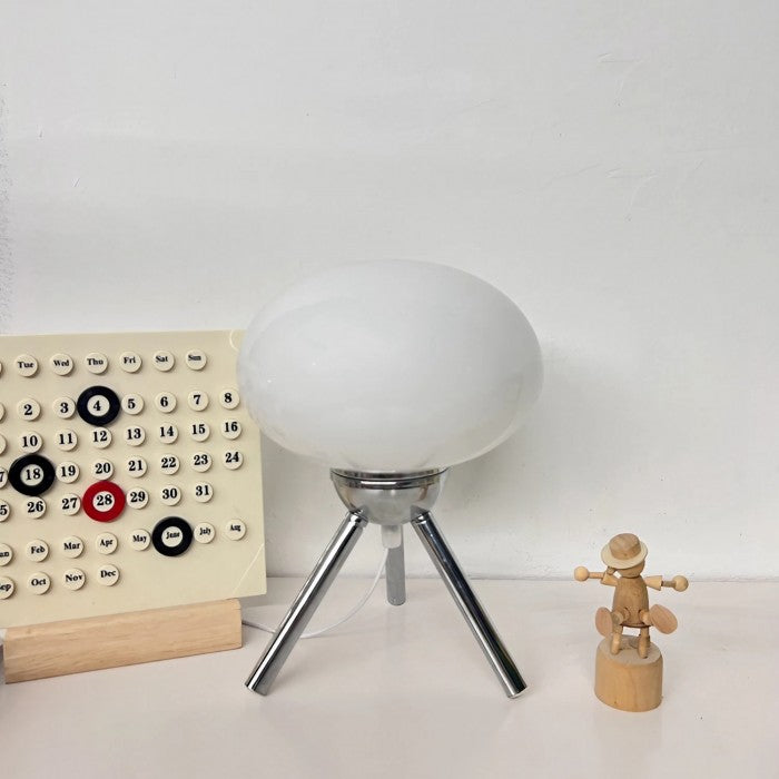 Lollipop Modern Bauhaus Glass Tripod Table Lamp | Buy 1 Get 1 Free
