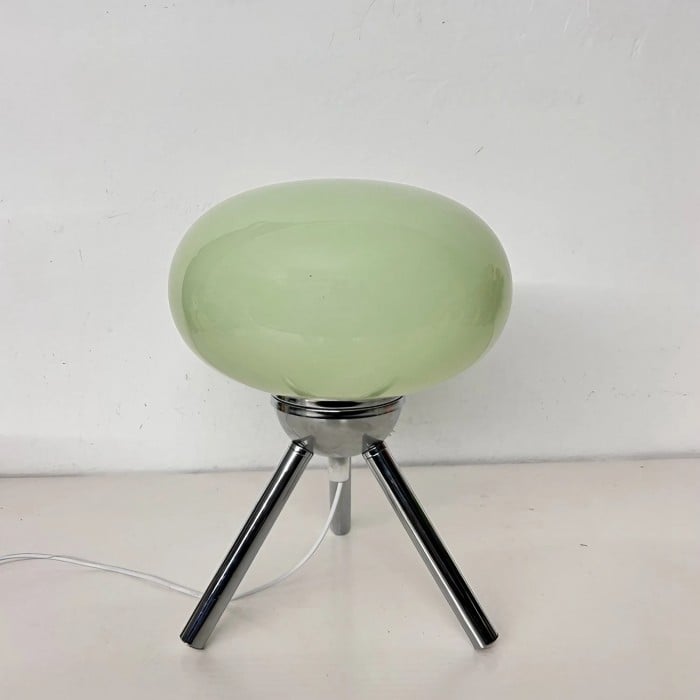 Lollipop Modern Bauhaus Glass Tripod Table Lamp | Buy 1 Get 1 Free