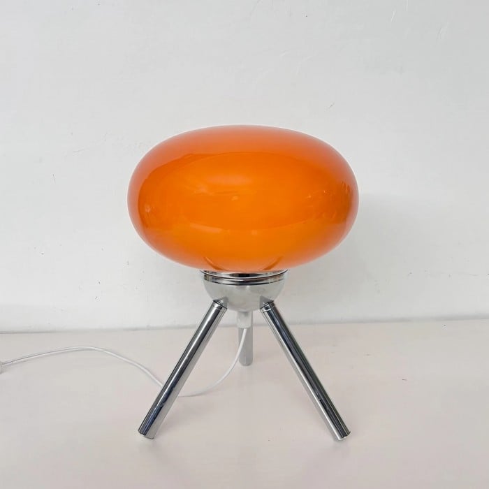 Lollipop Modern Bauhaus Glass Tripod Table Lamp | Buy 1 Get 1 Free