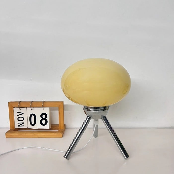 Lollipop Modern Bauhaus Glass Tripod Table Lamp | Buy 1 Get 1 Free
