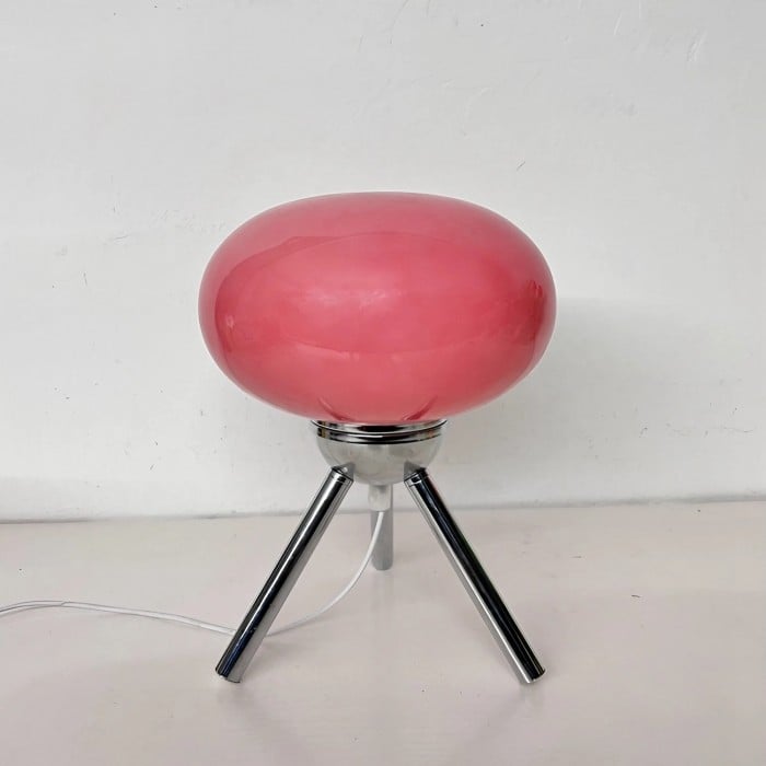 Lollipop Modern Bauhaus Glass Tripod Table Lamp | Buy 1 Get 1 Free