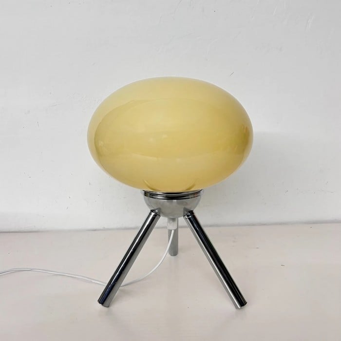 Lollipop Modern Bauhaus Glass Tripod Table Lamp | Buy 1 Get 1 Free