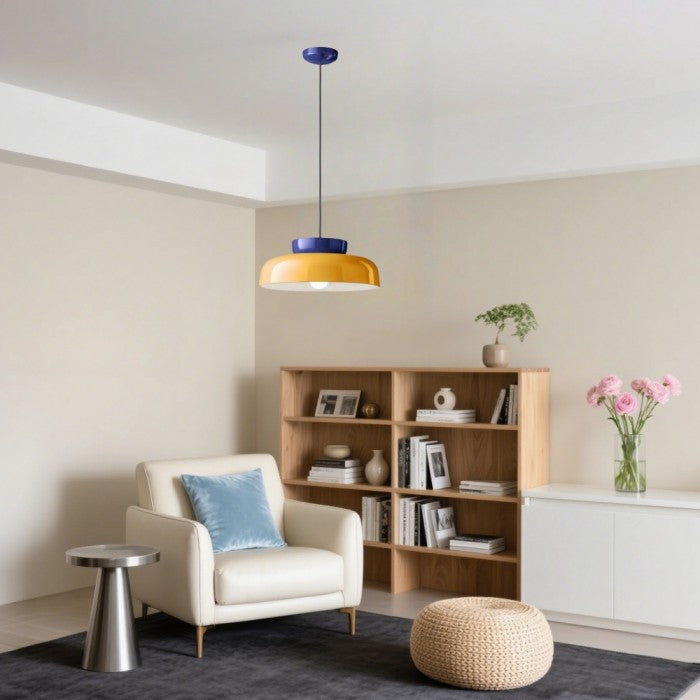 Makuri Bauhaus Pendant Light Medieval Style Disk Lamp for Kitchen | Buy 1 Get 1 Free