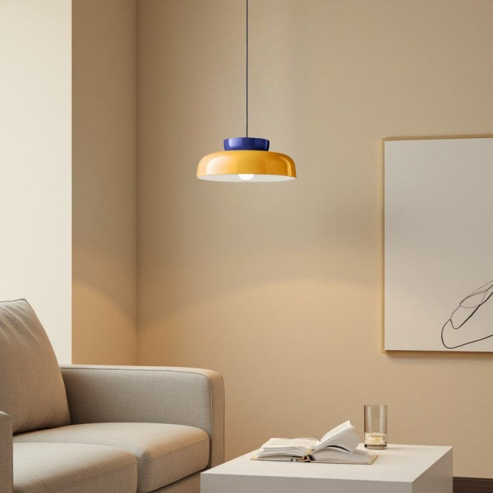 Makuri Bauhaus Pendant Light Medieval Style Disk Lamp for Kitchen | Buy 1 Get 1 Free