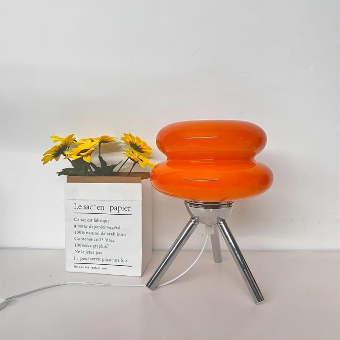 Modern Glass Bauhaus Tripod Table Lamp | Buy 1 Get 1 Free