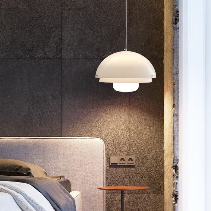 Modern Milk White Multi-Layered Sphere Pendant Lamp | Buy 1 Get 1 Free