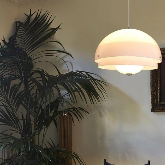 Modern Milk White Multi-Layered Sphere Pendant Lamp | Buy 1 Get 1 Free