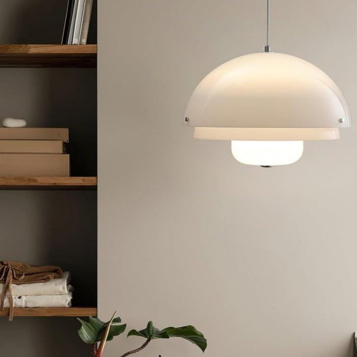Modern Milk White Multi-Layered Sphere Pendant Lamp | Buy 1 Get 1 Free