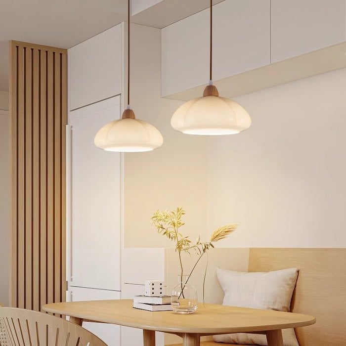 Nordic Retro Orange Glass Pendant Light | Buy 1 Get 1 Free
