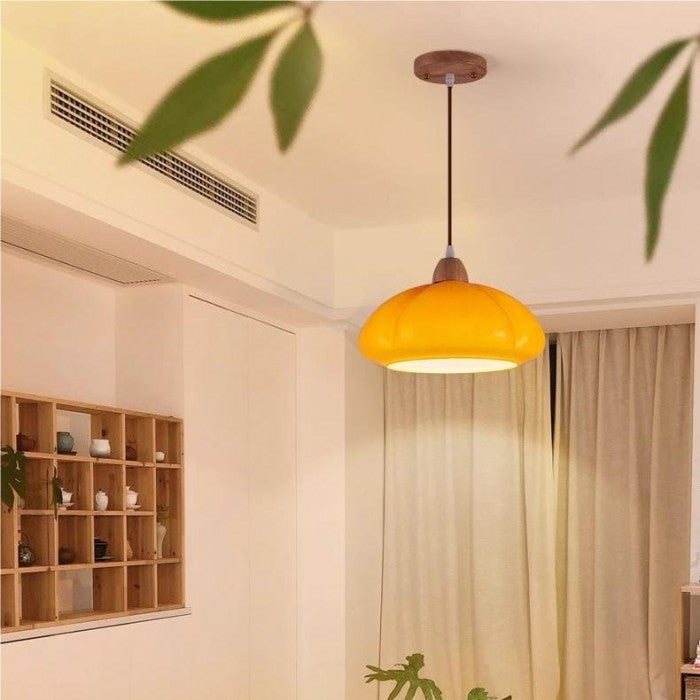 Nordic Retro Orange Glass Pendant Light | Buy 1 Get 1 Free