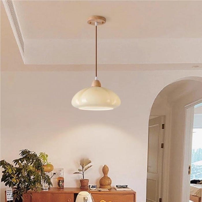Nordic Retro Orange Glass Pendant Light | Buy 1 Get 1 Free