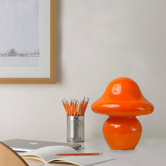 Bauhaus Mushroom Glass Table Lamp with USB Port | Buy 1 Get 1 Free