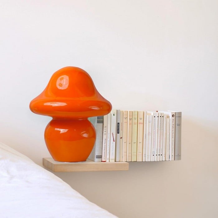 Bauhaus Mushroom Glass Table Lamp with USB Port | Buy 1 Get 1 Free