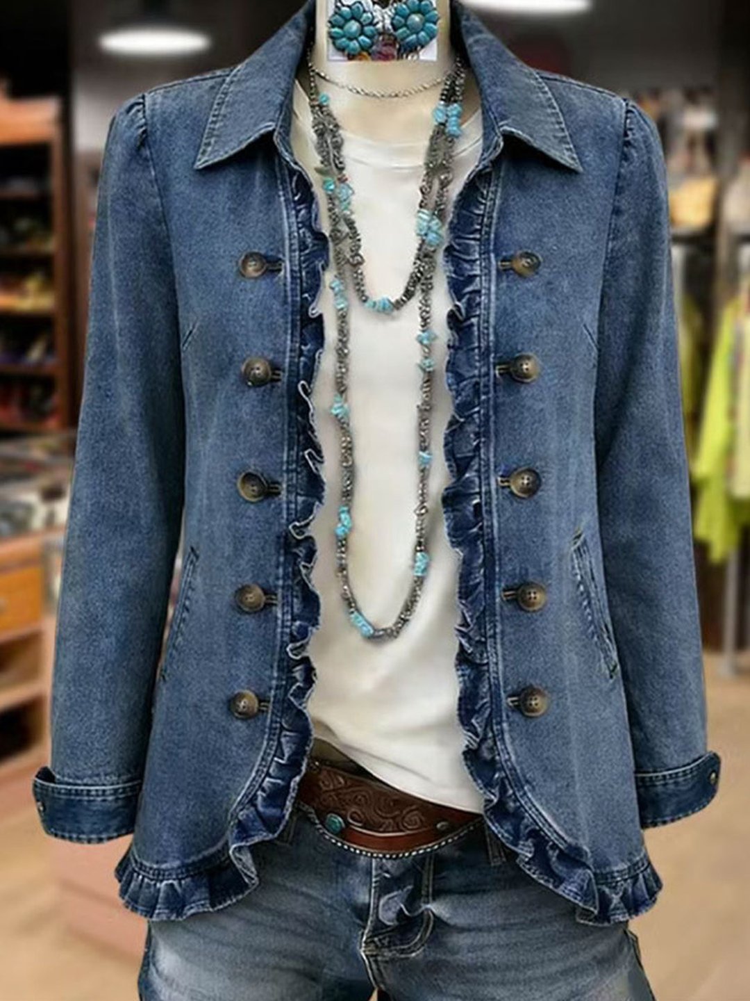 Imelia | Ruffled Jacket