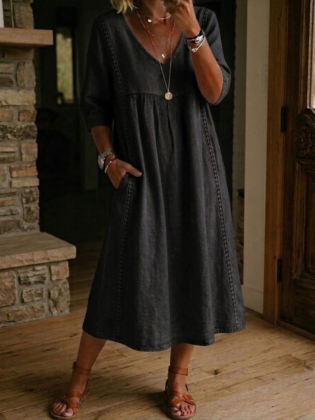 Latanya | Comfortable Casual Maxi Dress