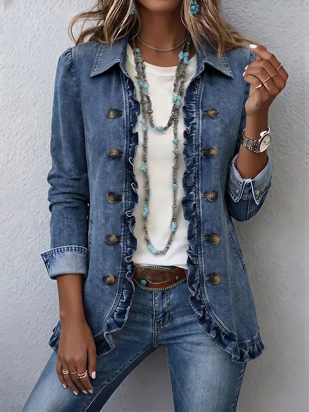 Imelia | Ruffled Jacket