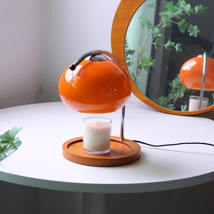 Retro Bauhaus Orb Table Lamp / Candle Warmer Lamp | Buy 1 Get 1 Free